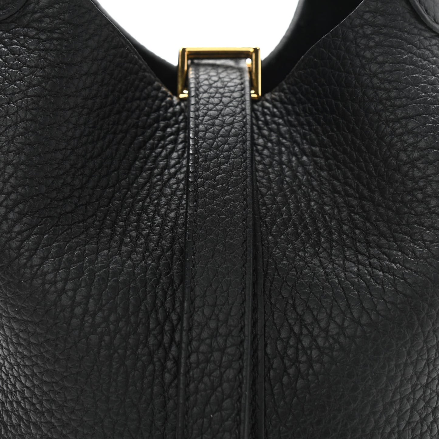 Taurillon Clemence Picotin Lock 18 PM Black