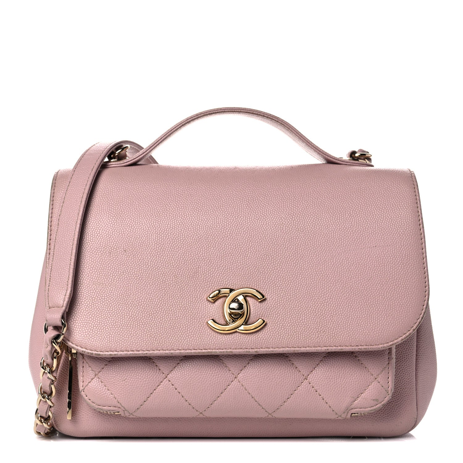 Chanel Caviar Quilted Medium Business Affinity Flap Light Pink 1 of 24