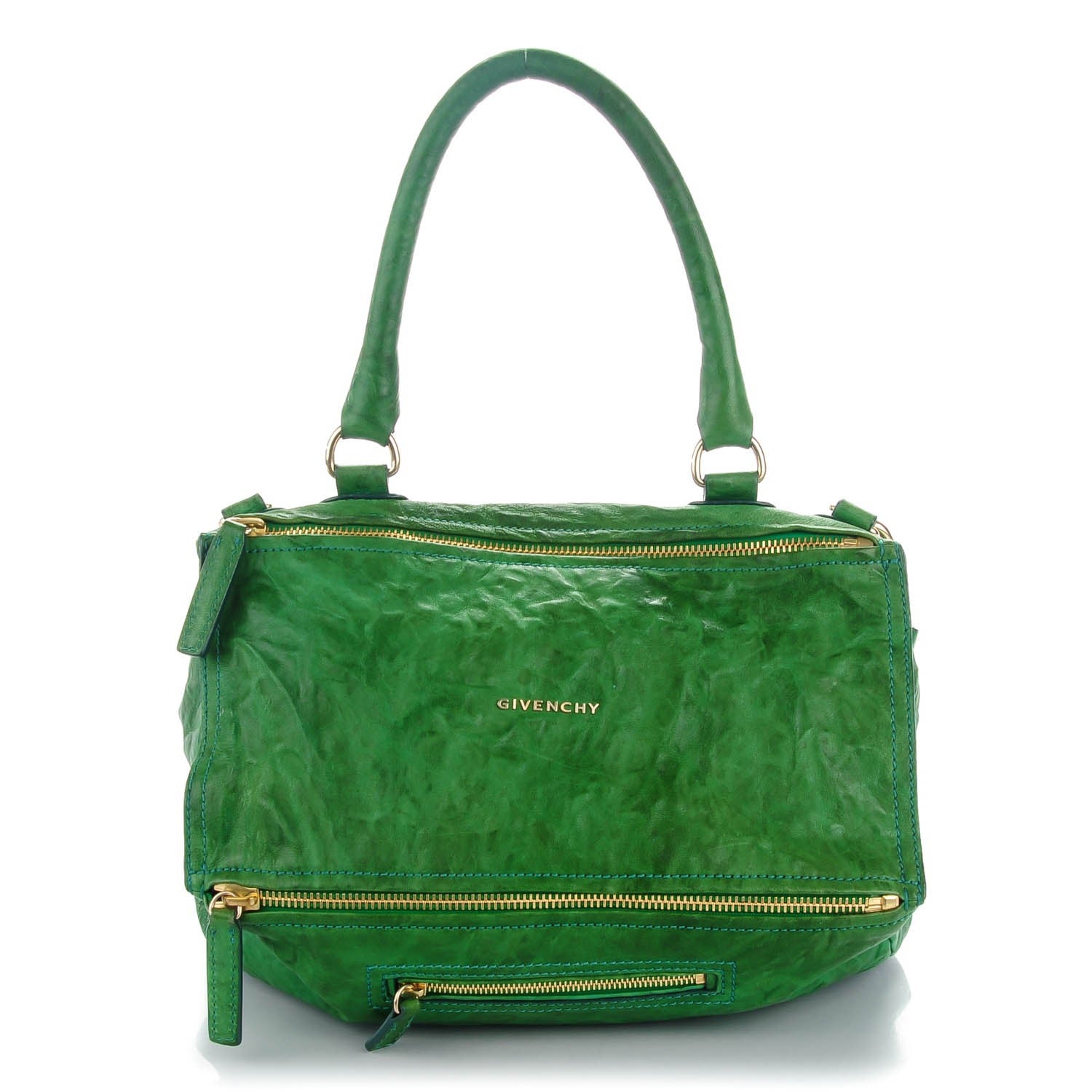 Givenchy Tumbled Sheepskin Medium Pandora Emerald 1 of 8