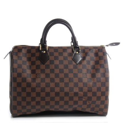 Louis Vuitton Damier Ebene Speedy 35 1 of 8