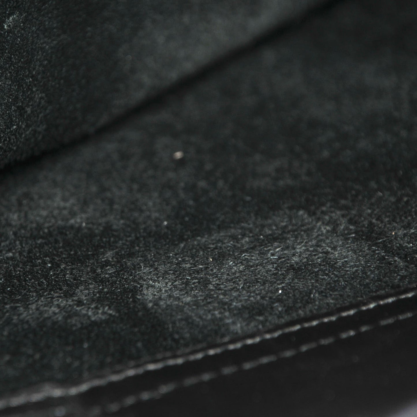 Calfskin Logo Drawstring Backpack Black
