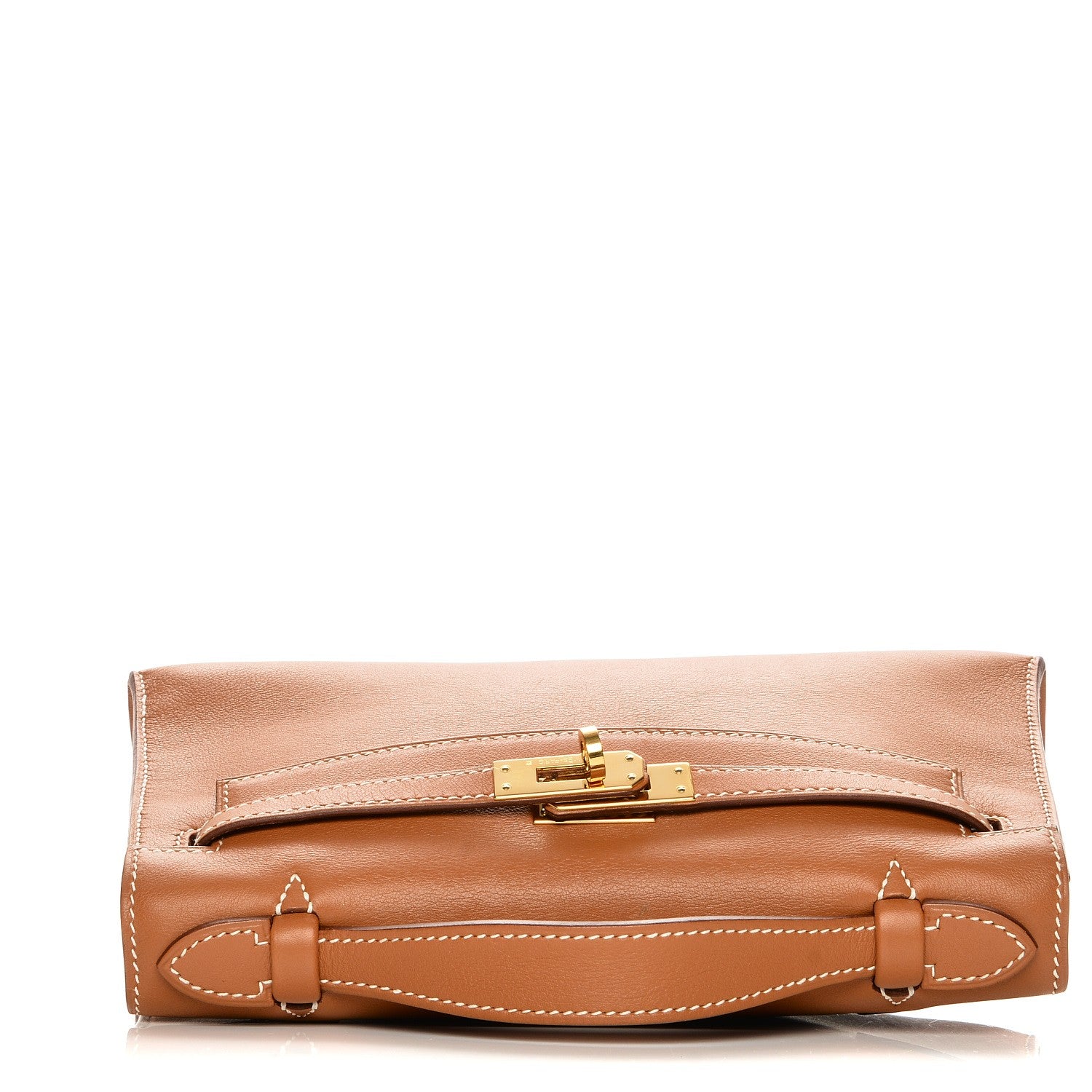 Hermes Swift Kelly Pochette Clutch Gold 11 of 21