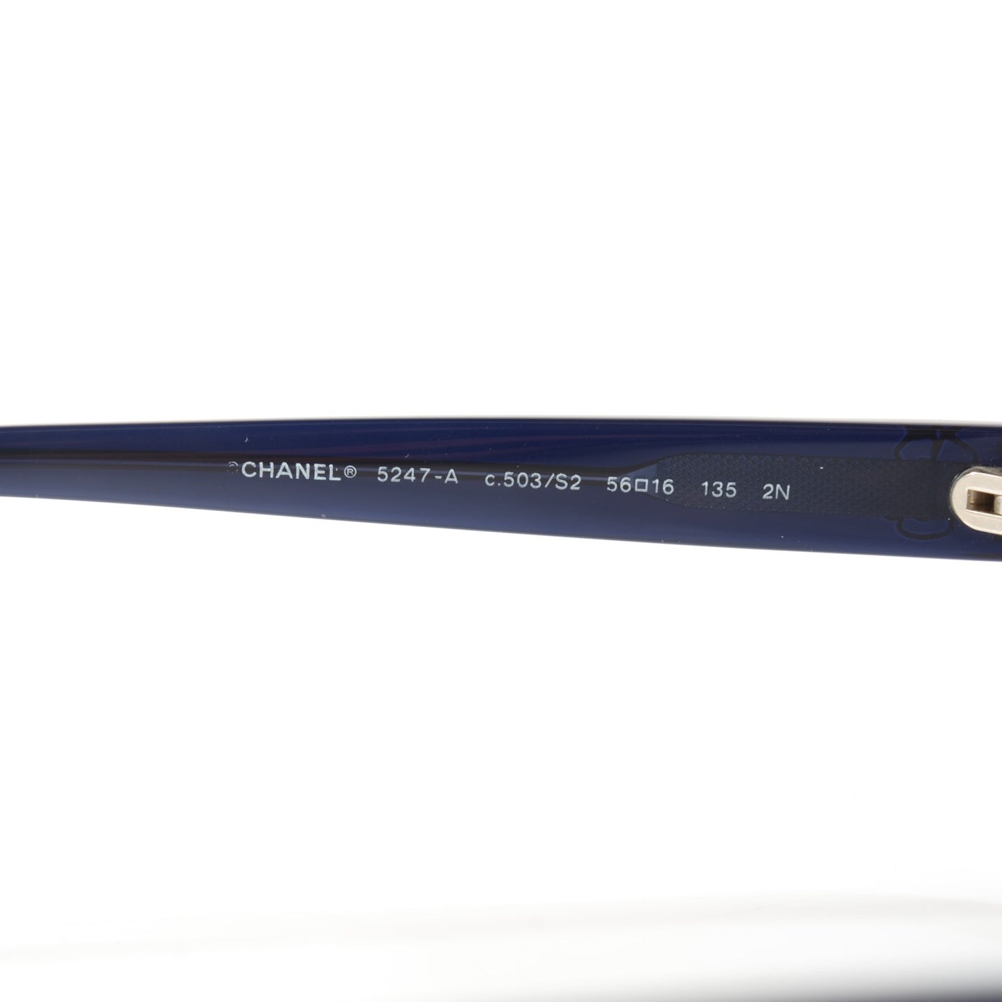 Camellia CC Sunglasses 5247-A Dark Blue