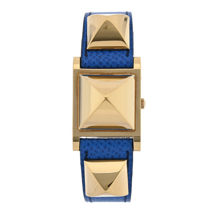 Hermes Stainless Steel Courchevel 23mm Medor Quartz Watch Bleu France 1 of 5