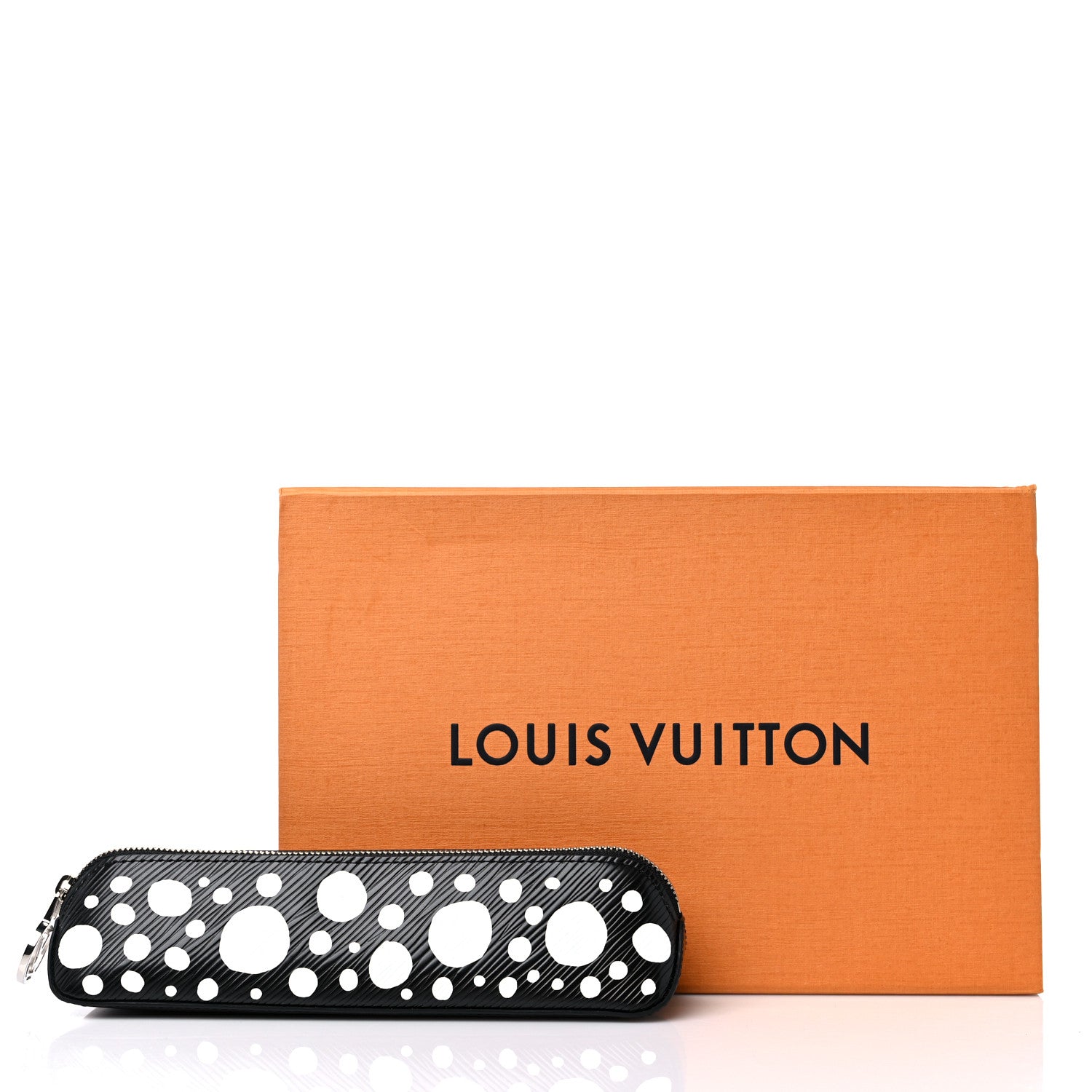 Louis Vuitton X YK Epi Infinity Dots Elizabeth Pencil Pouch Black White 9 of 9