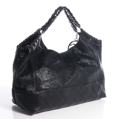 Chanel Calfskin Large Coco Cabas Black 3 of 8