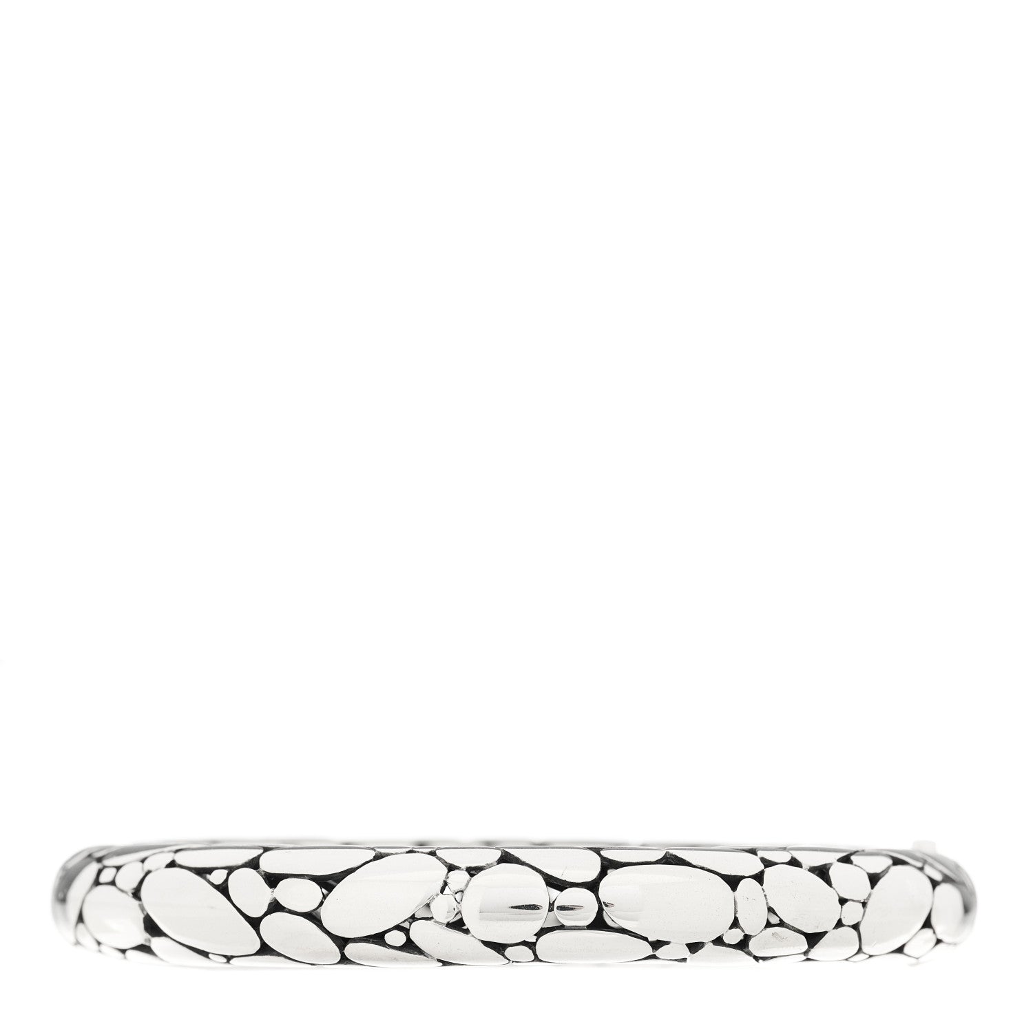 John Hardy Sterling Silver Kali Hinged Bangle Bracelet 1 of 3