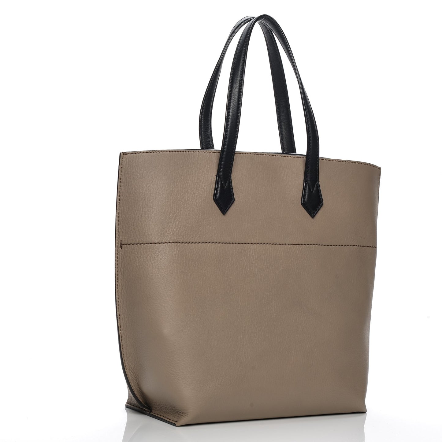 Vitello All In Shopper Tote Tortora Black