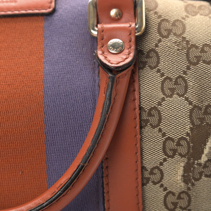 Gucci Monogram Vintage Web Small Boston 13 of 14