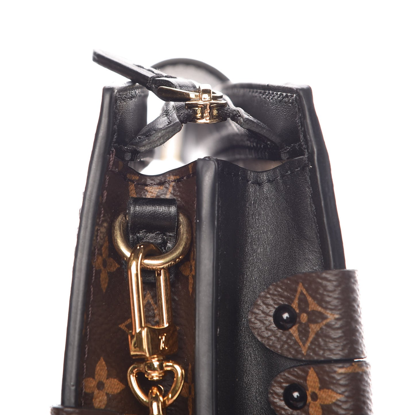 Reverse Monogram Trunk Clutch