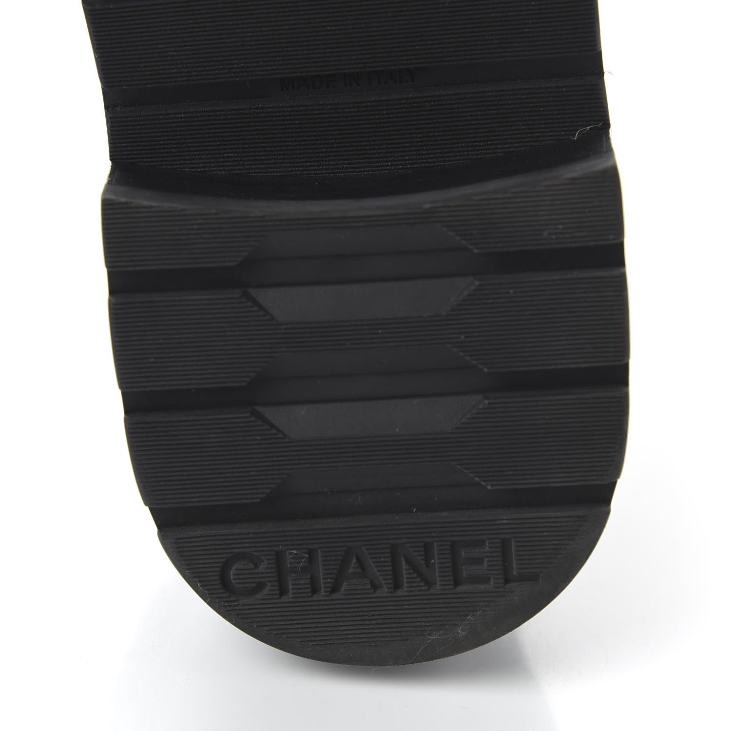 Chanel Shiny Goatskin Calfskin Quilted Lace Up Combat Boots 38 Black 6 of 9