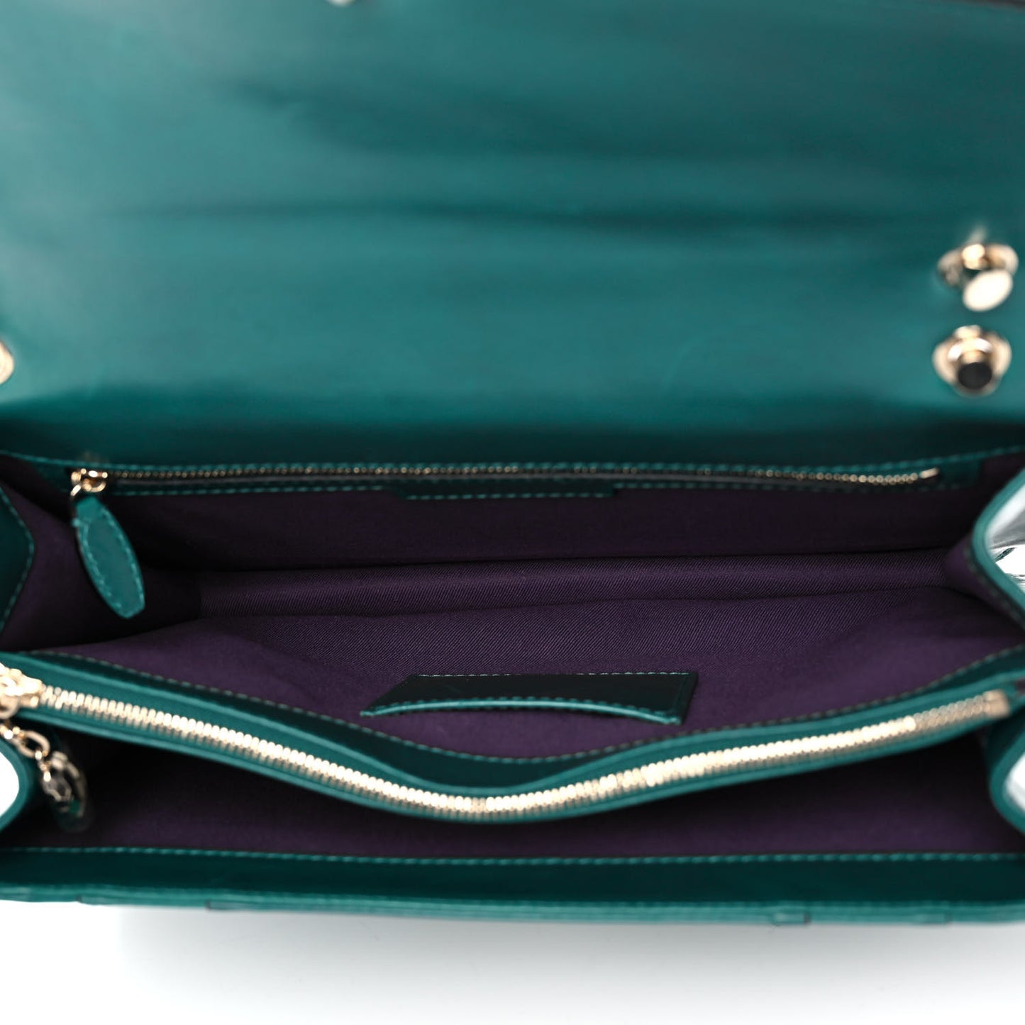 Calfskin Serpenti Forever Crossbody Emerald Green