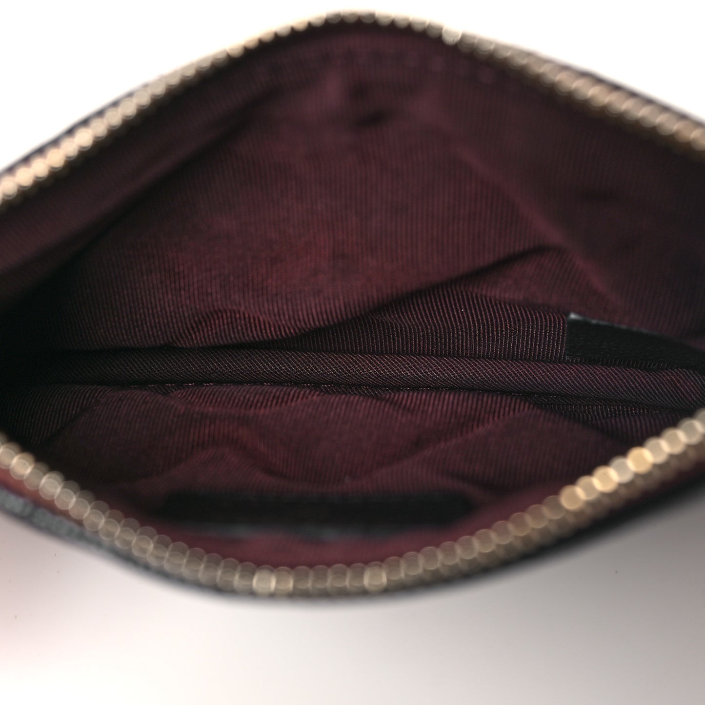 Caviar Quilted Small Cosmetic Case Black