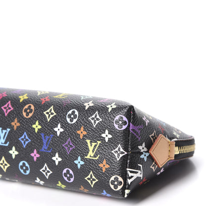 Louis Vuitton Monogram Multicolor Cosmetic Pouch Black Grenade 6 of 7
