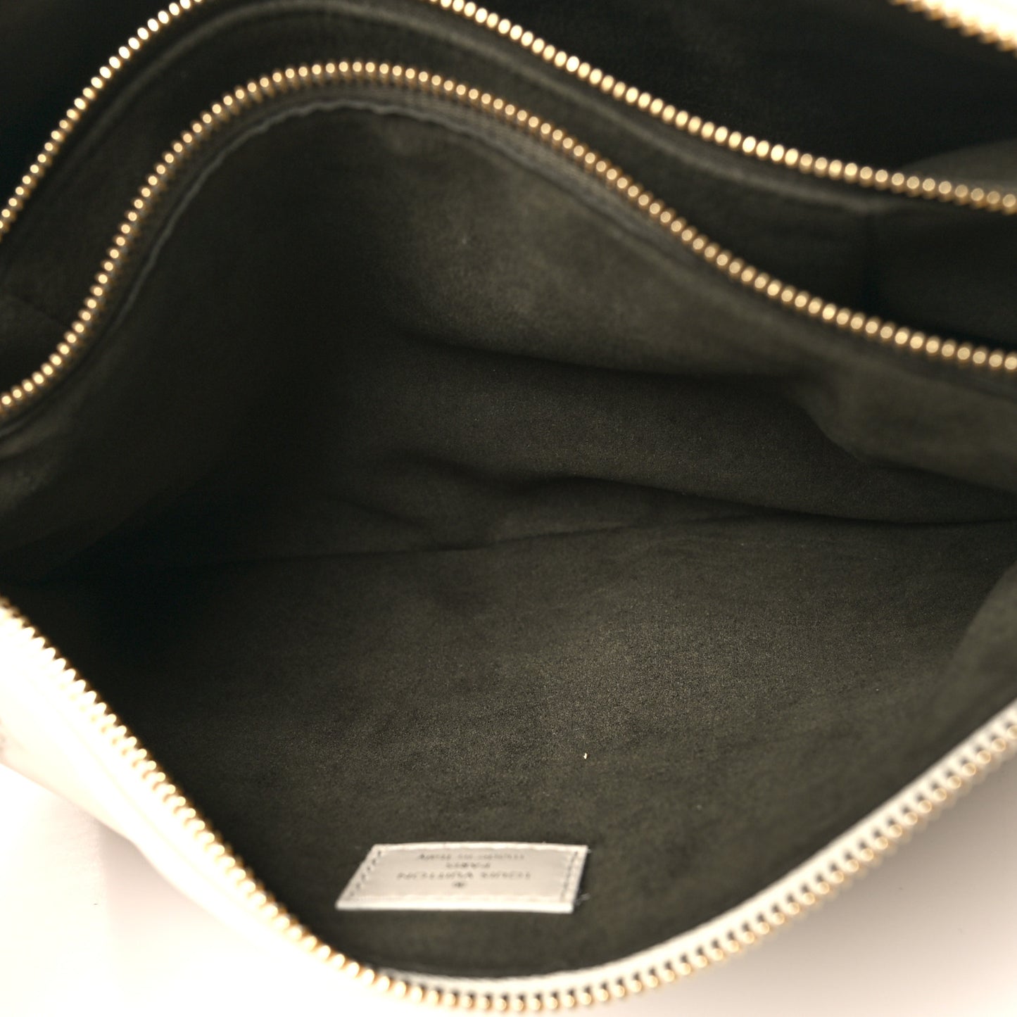 Lambskin Embossed Monogram Coussin PM Beige Cream