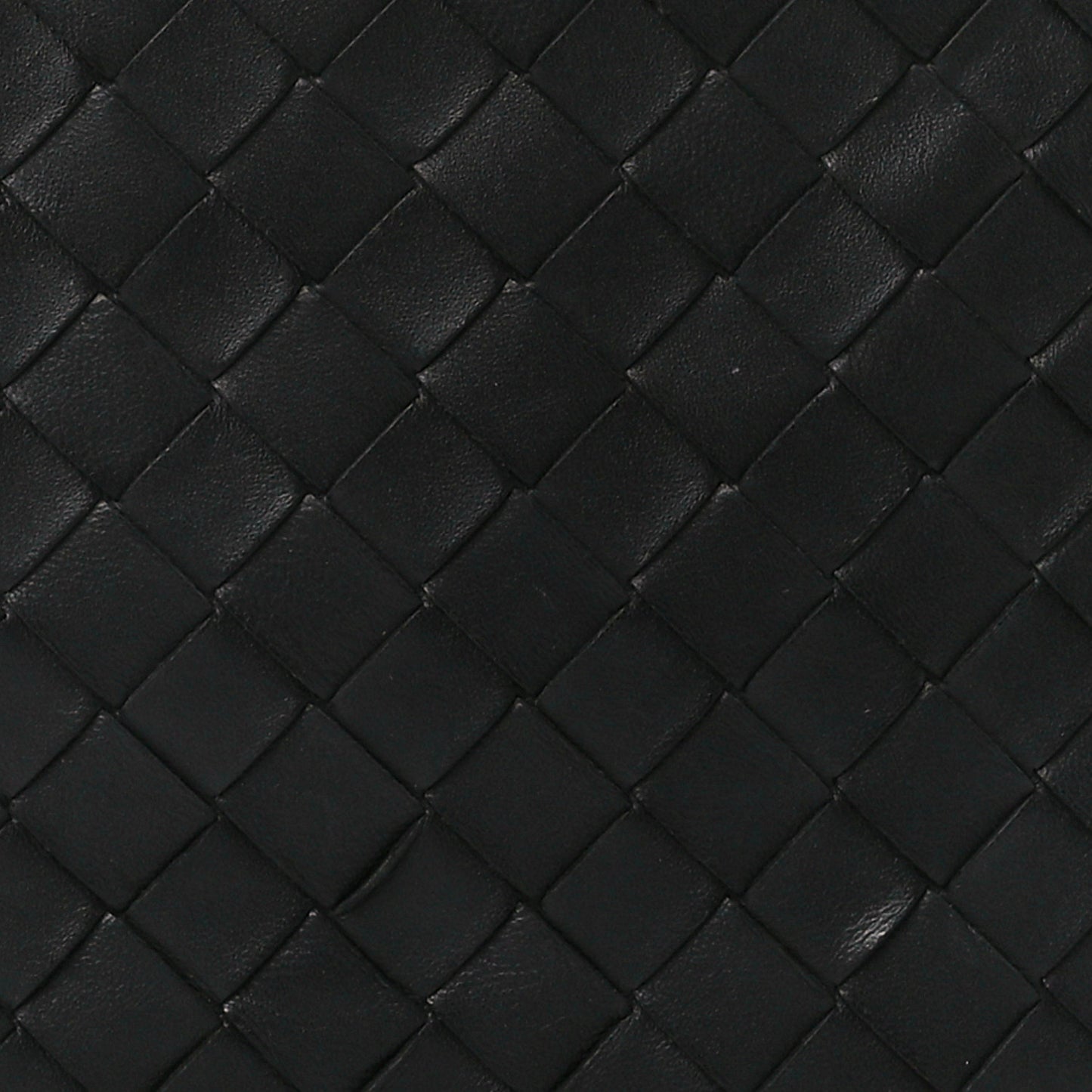 Nappa Intrecciato Crossbody Messenger Flap Black