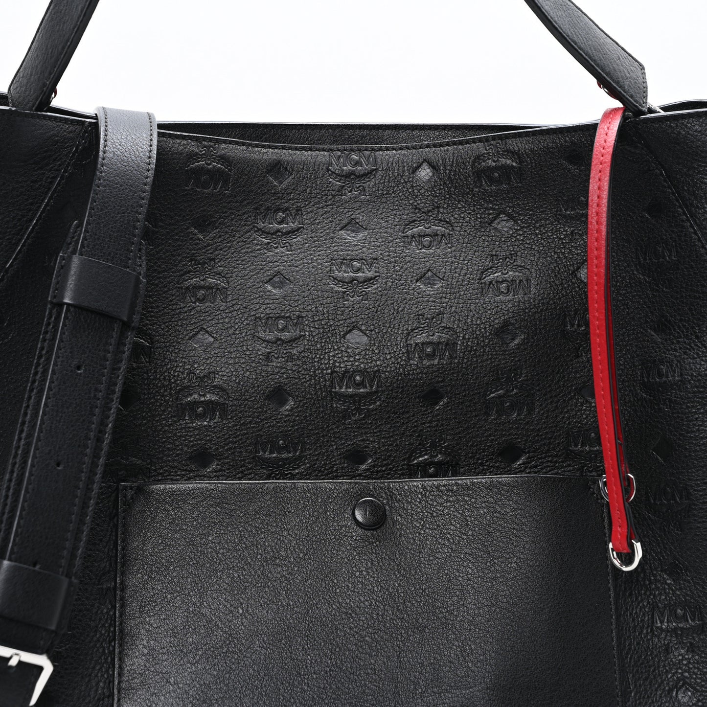 Calfskin Ottomar Monogram Large Klara Hobo Black