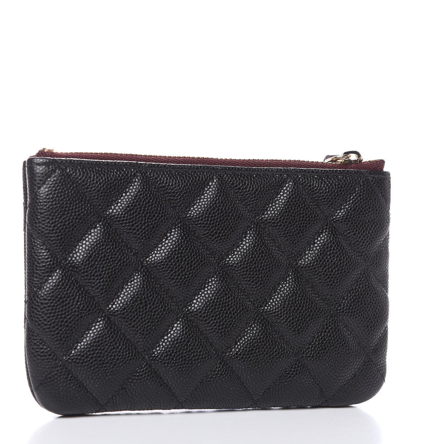 Chanel Caviar Quilted Small Cosmetic Case Black 3 of 8