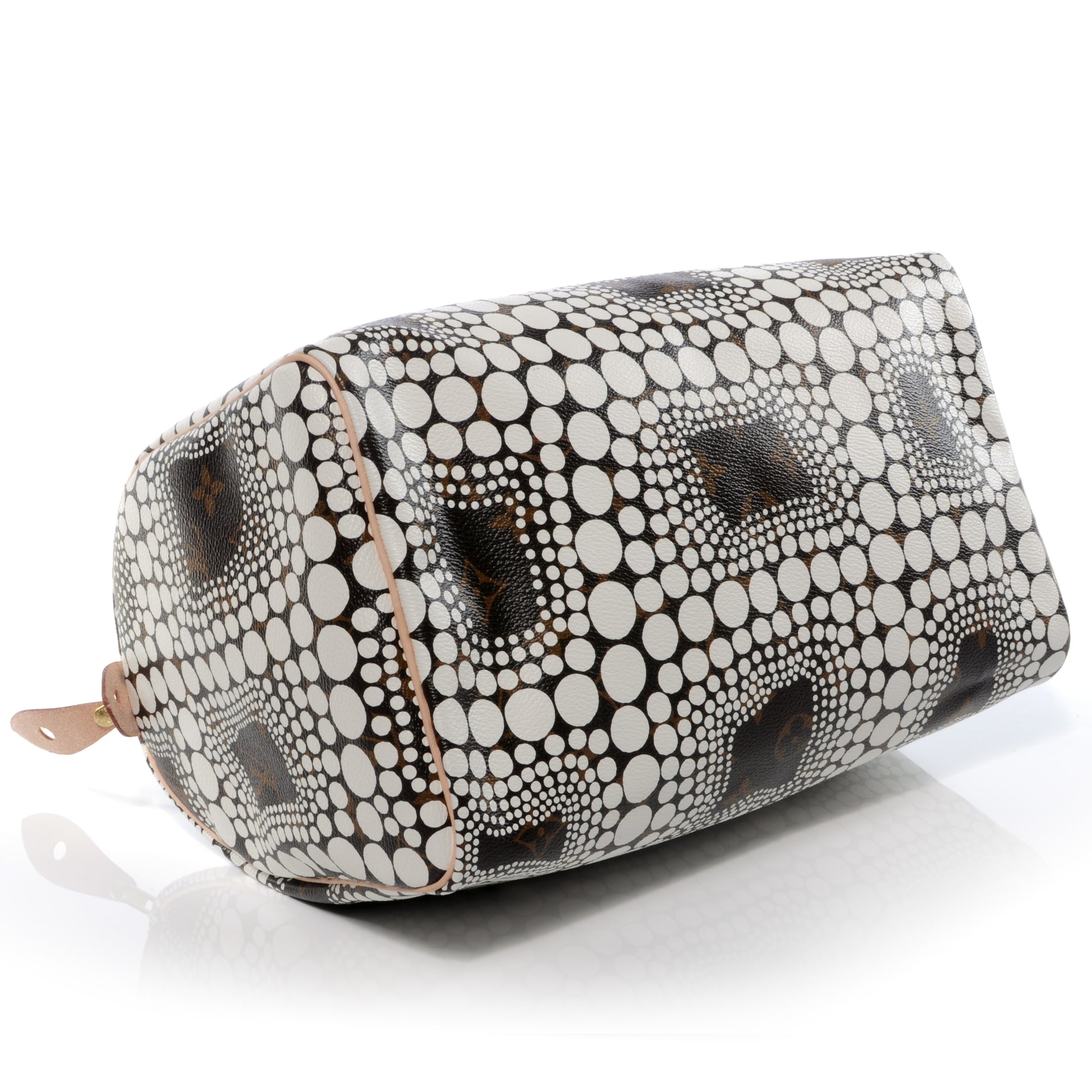 Louis Vuitton Monogram Kusama Town Speedy 30 White 4 of 8