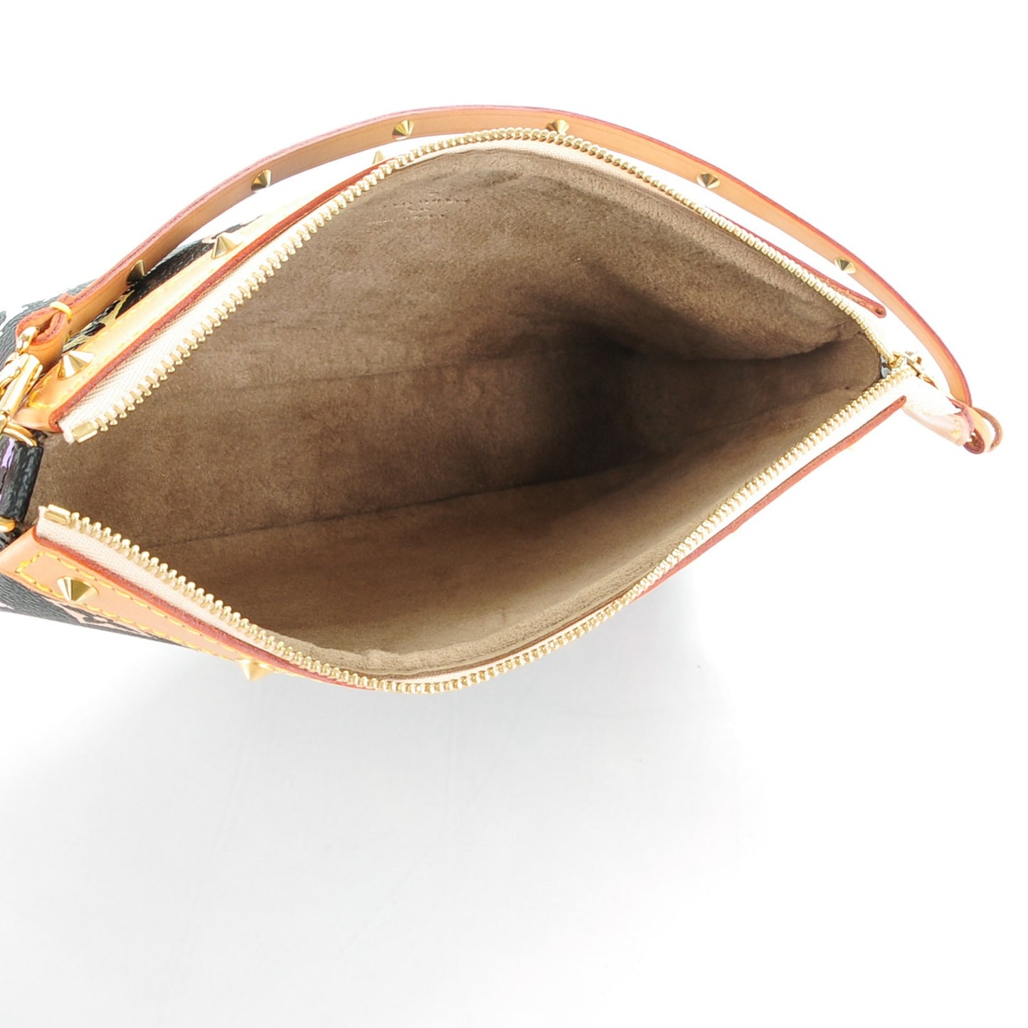 Monogram Multicolor Pochette Accessories Black