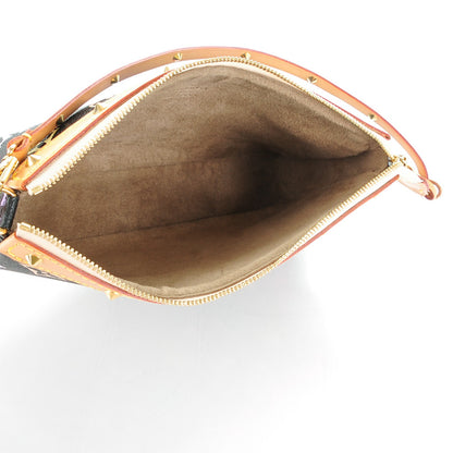 Louis Vuitton Monogram Multicolor Pochette Accessories Black 5 of 8