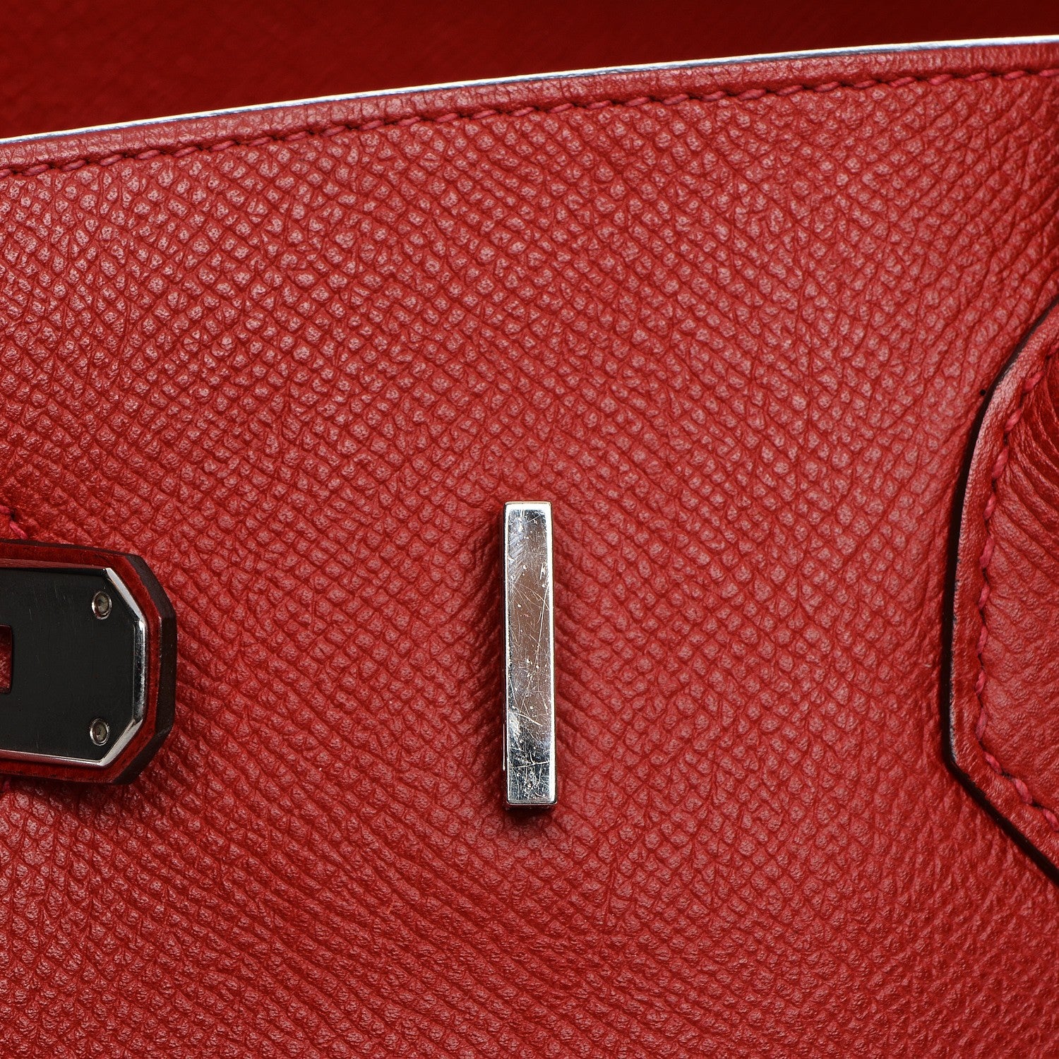 Hermes Epsom Birkin 35 Rouge Casaque 24 of 27