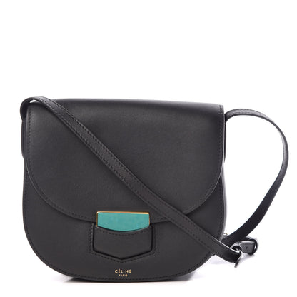 Celine Smooth Calfskin Small Trotteur Black 1 of 10