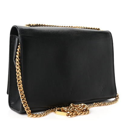 Saint Laurent Smooth Calfskin Medium Classic Monogram Kate Tassel Satchel Black 3 of 10