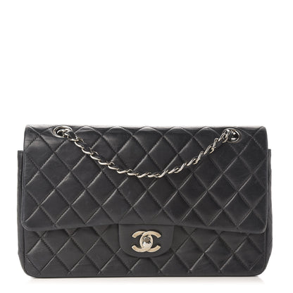 Chanel Lambskin Quilted Medium Double Flap Black 1 of 12