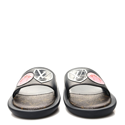 Louis Vuitton Monogram Patchwork World Tour Sunbath Slide Sandals 39 2 of 9