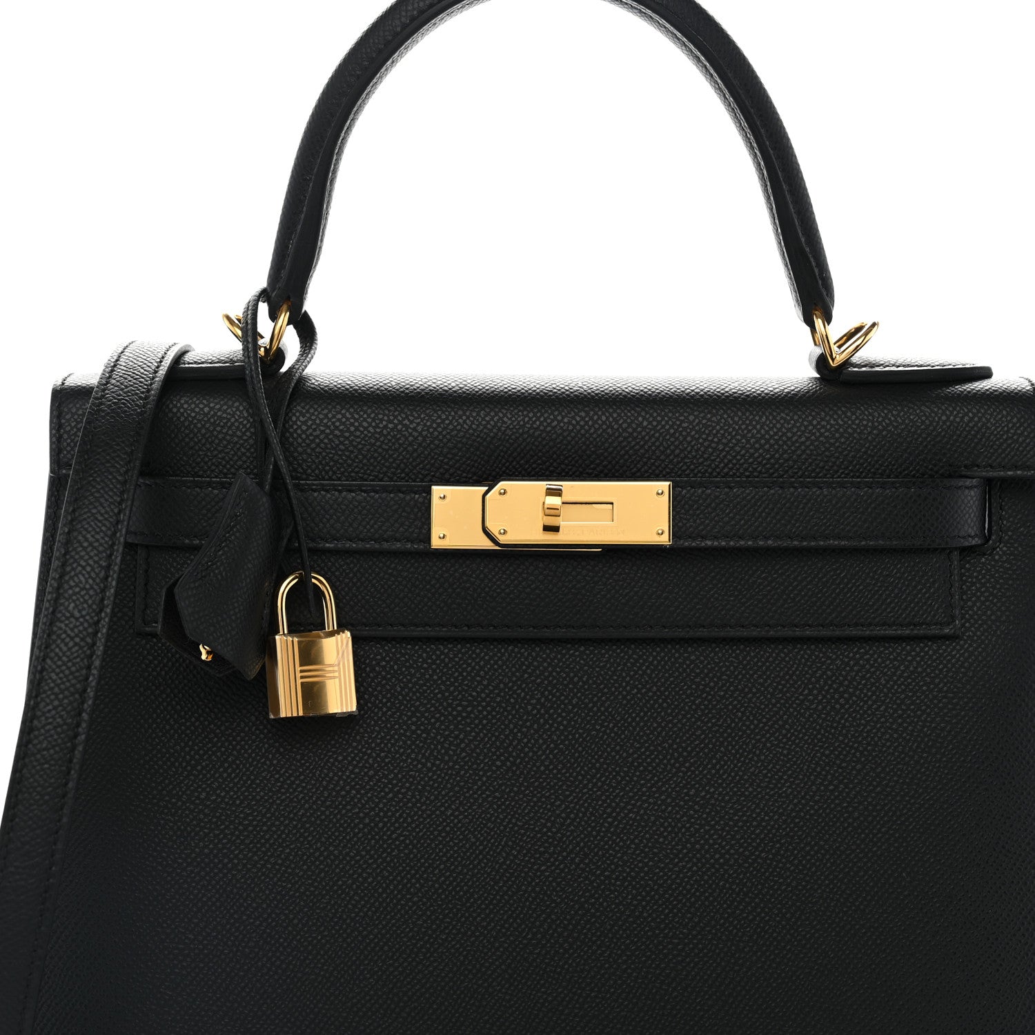 Hermes Epsom Kelly Sellier 28 Black 8 of 11