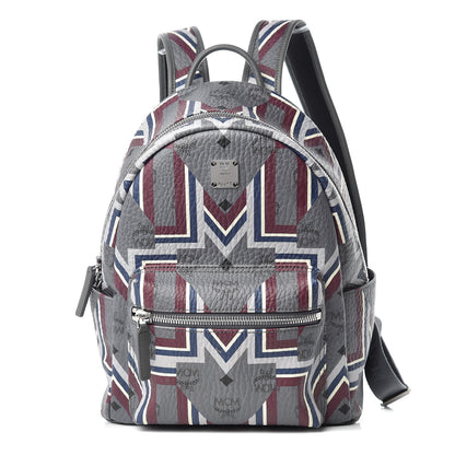 MCM Visetos Gunta Small Stark Backpack Phantom Grey 1 of 17