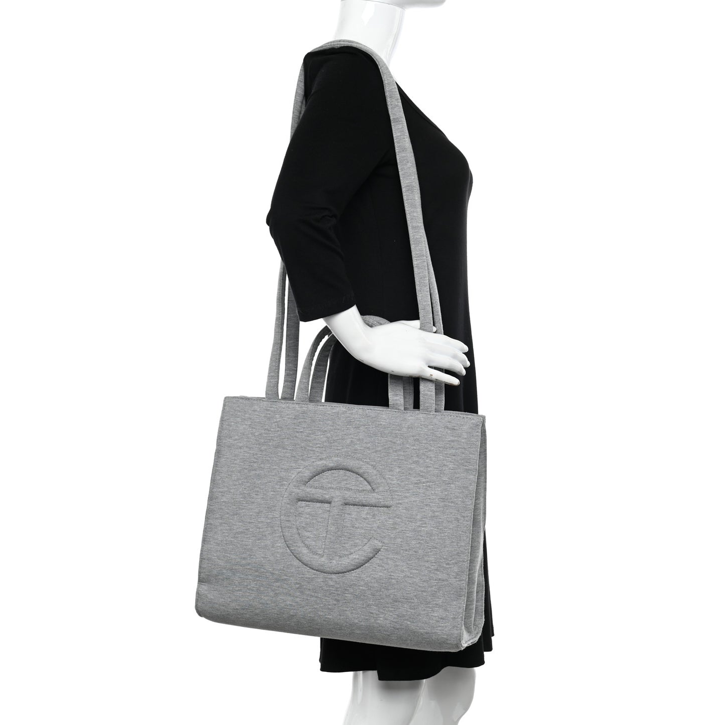X UGG Fleece Medium Shopping Bag Grey