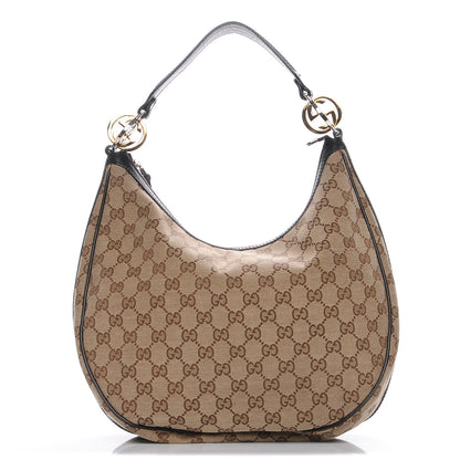 Gucci Monogram Medium GG Twins Hobo Black 1 of 7