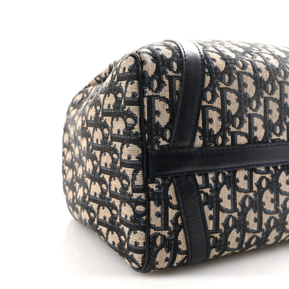 Christian Dior Monogram Boston Navy Blue 9 of 11