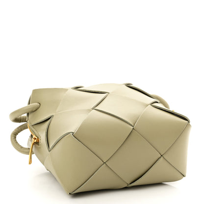 Bottega Veneta Lambskin Maxi Intrecciato Mini Cassette Camera Bag Travertine 4 of 9