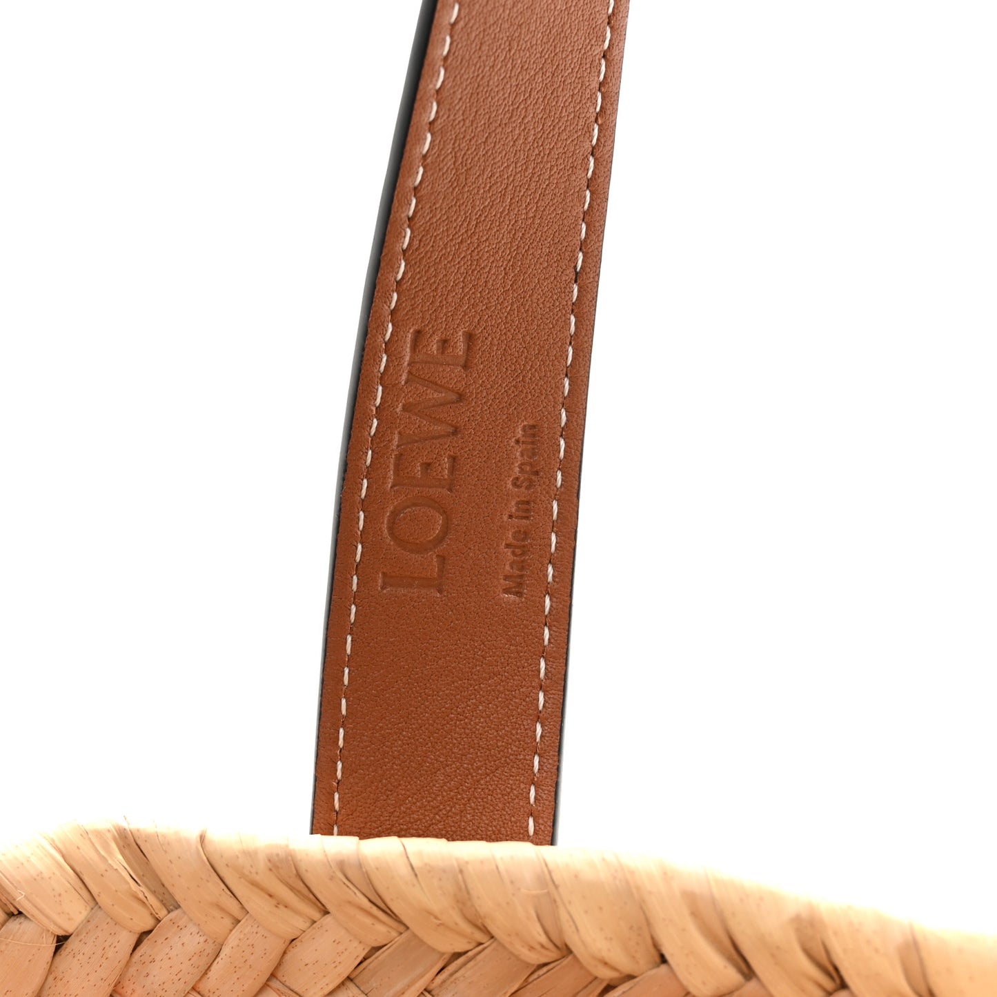 Raffia Small Basket Tote Bag Natural Tan