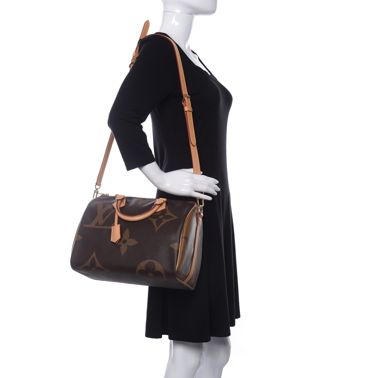 Louis Vuitton Reverse Monogram Giant Speedy Bandouliere 30 2 of 10