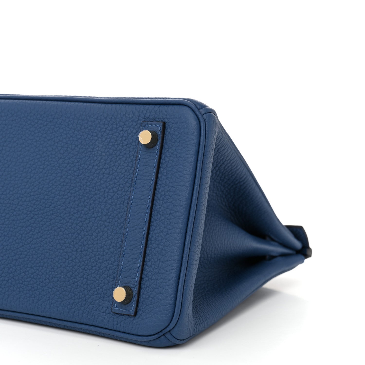 Hermes Togo Birkin 30 Bleu Tie 10 of 11