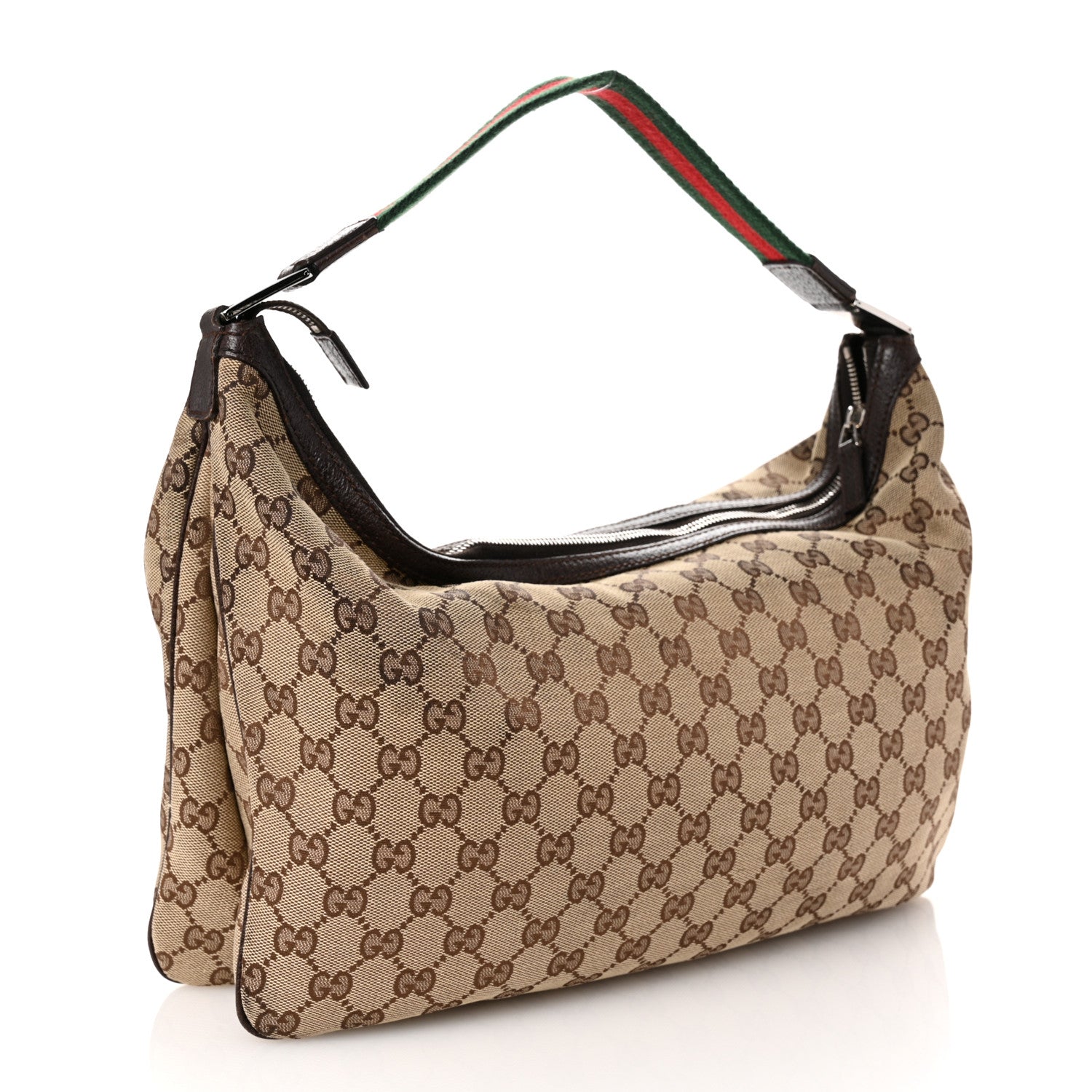 Gucci Monogram Medium Pop Hobo Dark Brown 3 of 10