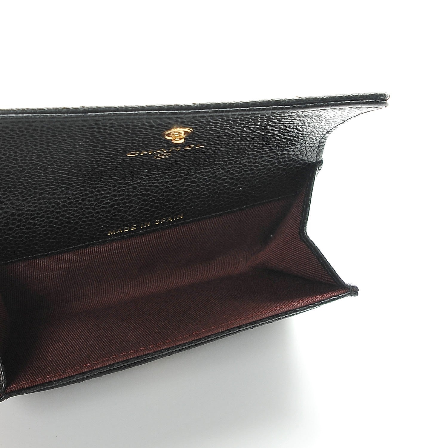 Chanel Caviar Quilted Flap Card Holder Black 5 of 9