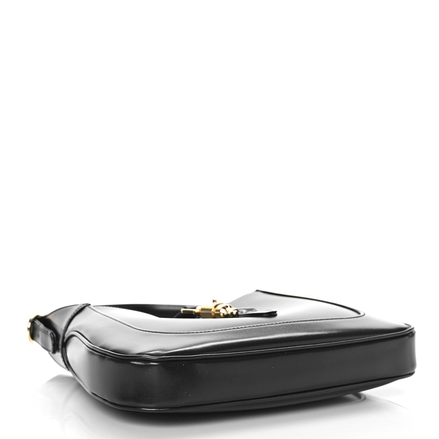 Gucci Boarded Dyana Lux Calfskin Small Jackie 1961 Hobo Black 4 of 8