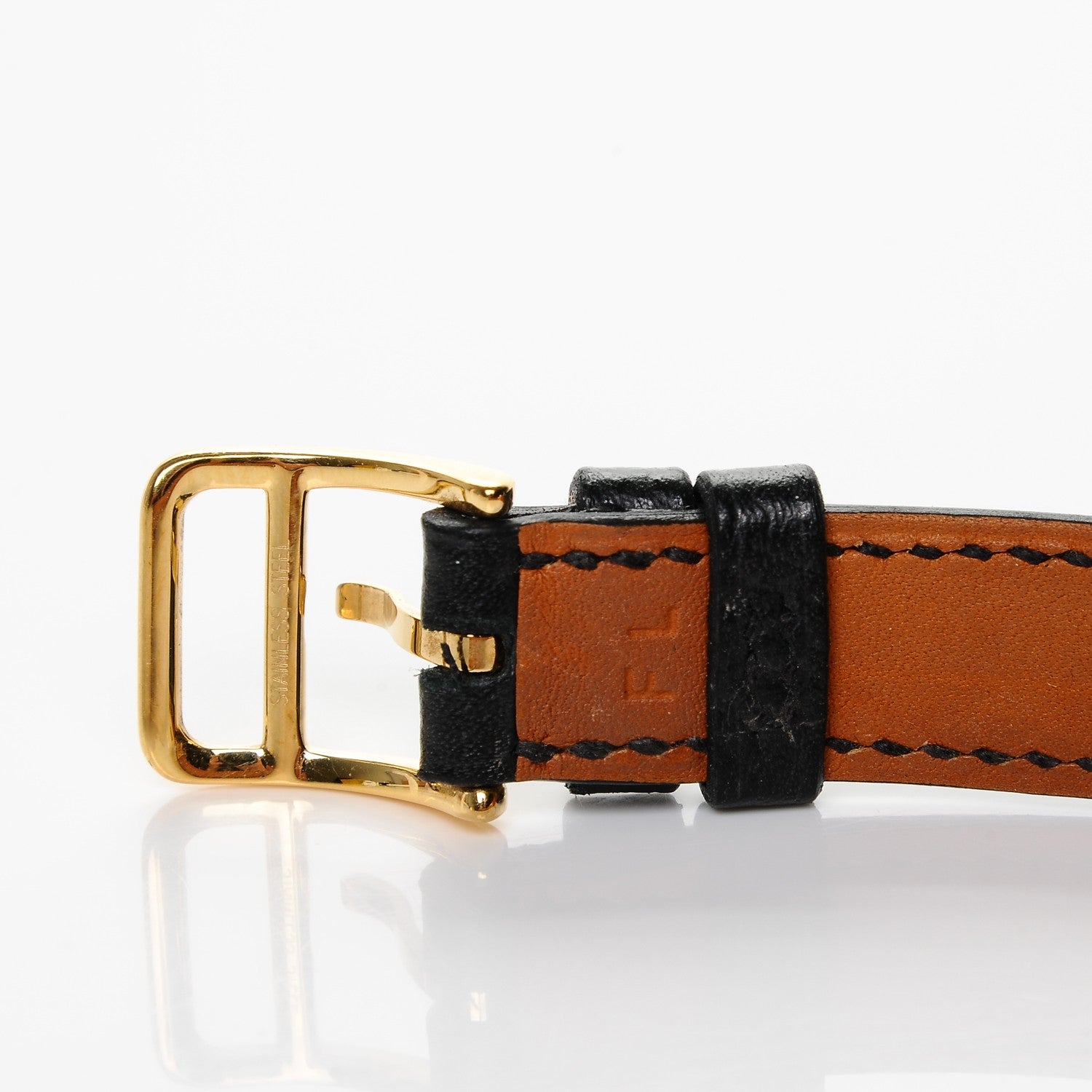 Hermes Epsom Kelly Watch Replacement Strap Band Black 7 of 7
