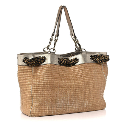Gucci Natural Straw Large Positano Tote 2 of 19