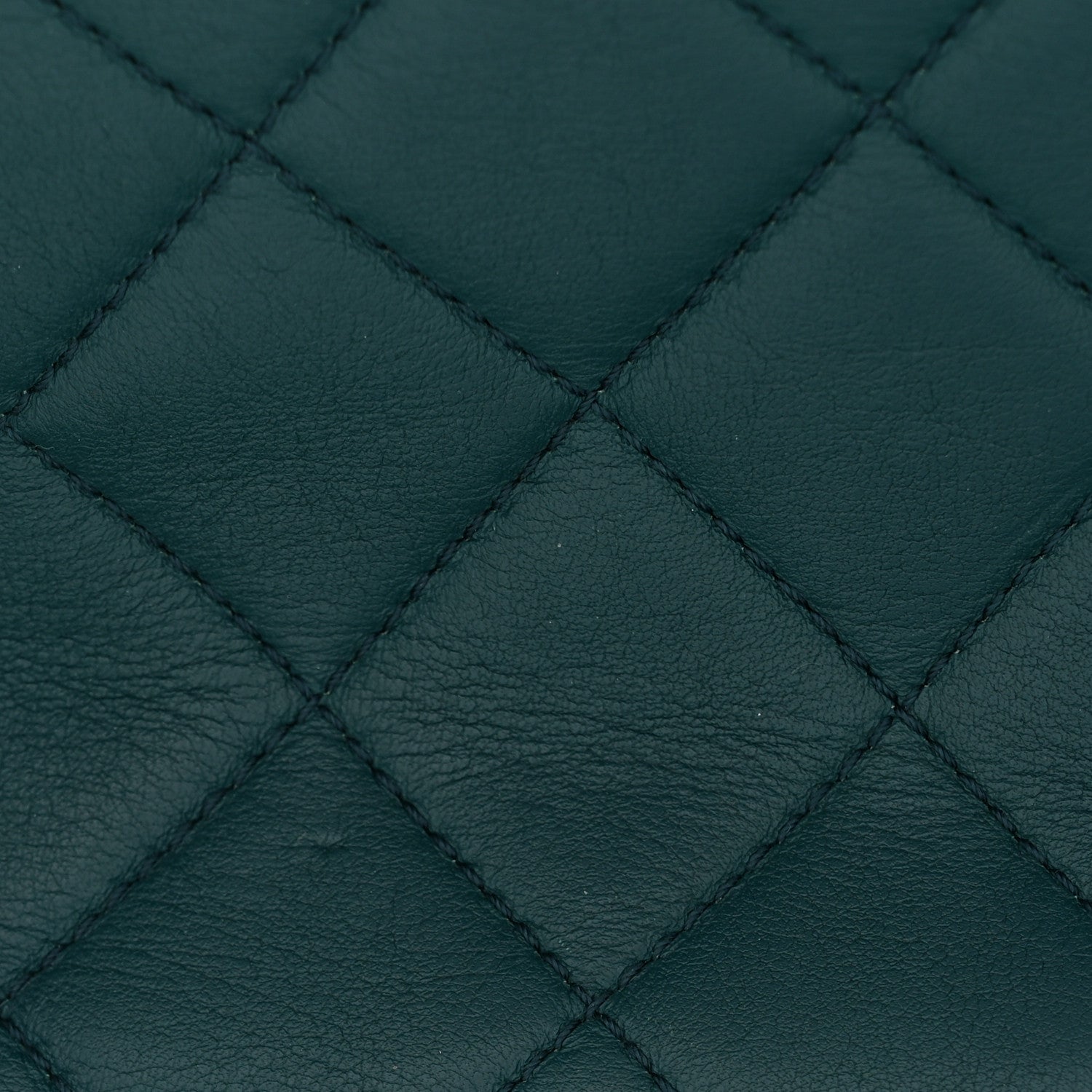Chanel Calfskin Quilted East West Flap Dark Blue 13 of 14
