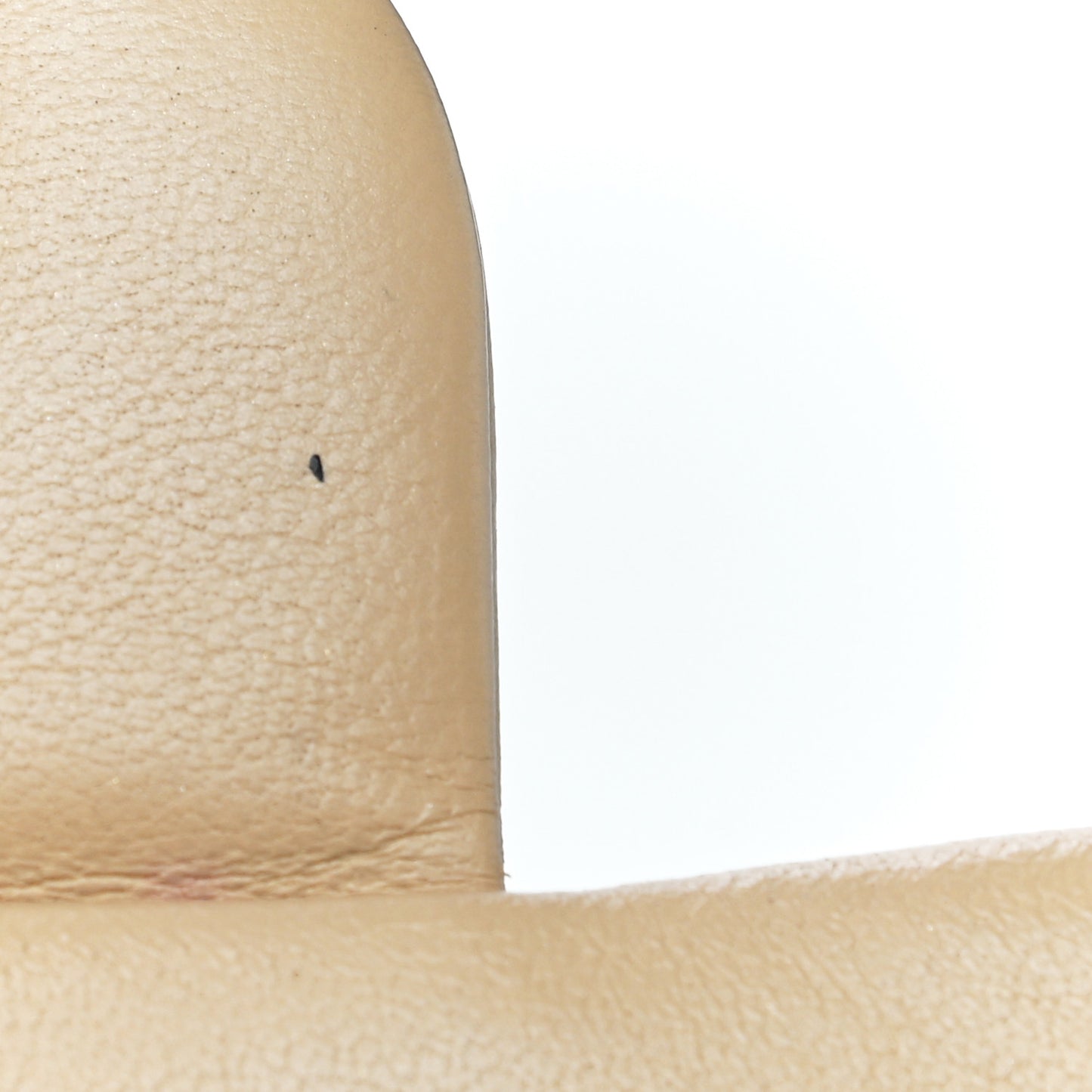 Lambskin Quilted Small Double Flap Beige