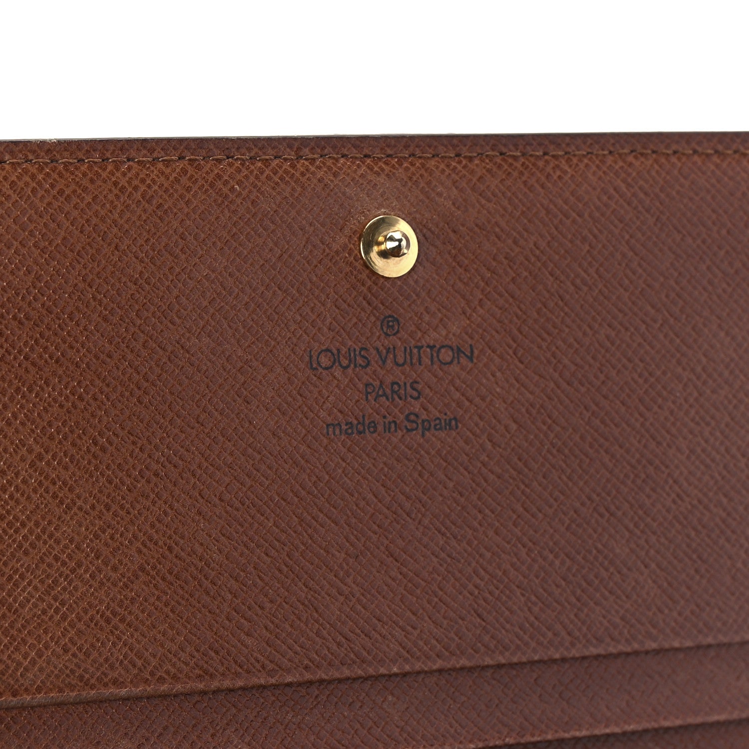 Louis Vuitton Monogram Porte-Monnaie Tresor Wallet 4 of 10