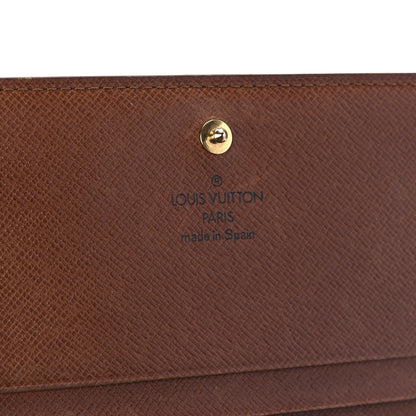 Louis Vuitton Monogram Porte-Monnaie Tresor Wallet 4 of 10