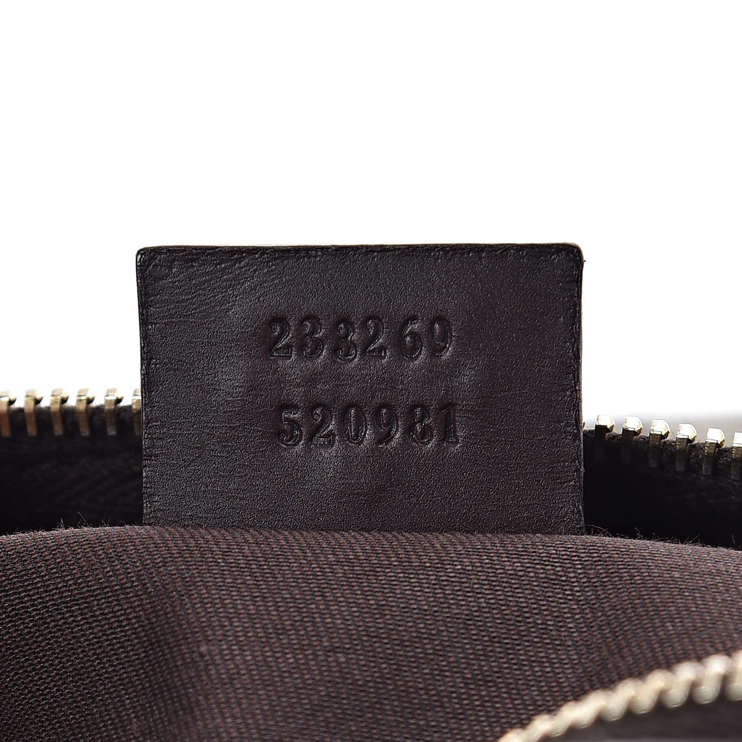 GG Supreme Monogram Belt Bag Dark Brown