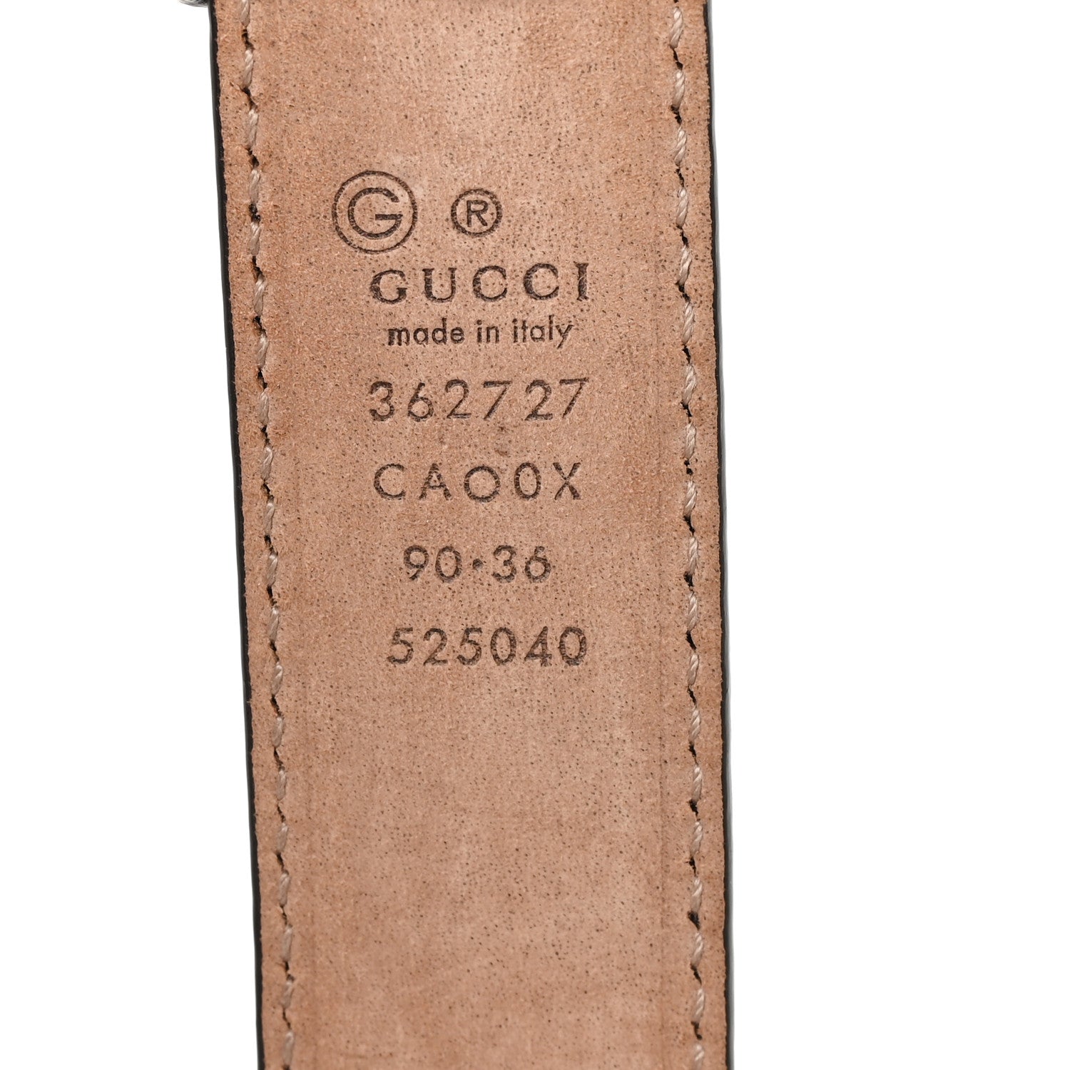Gucci Calfskin Double G 30mm Belt 90 36 Brown 3 of 4